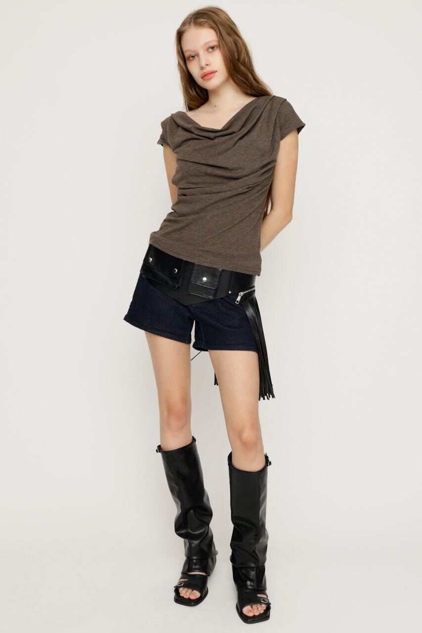 SLY「ONE SHOULDER CUT トップス」|Tシャツ・カットソー|