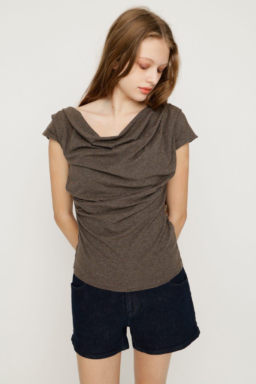SLY「ONE SHOULDER CUT トップス」|Tシャツ・カットソー|