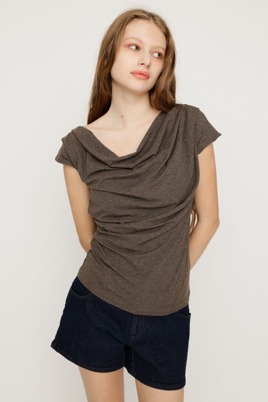 SLY「ONE SHOULDER CUT トップス」|Tシャツ・カットソー|
