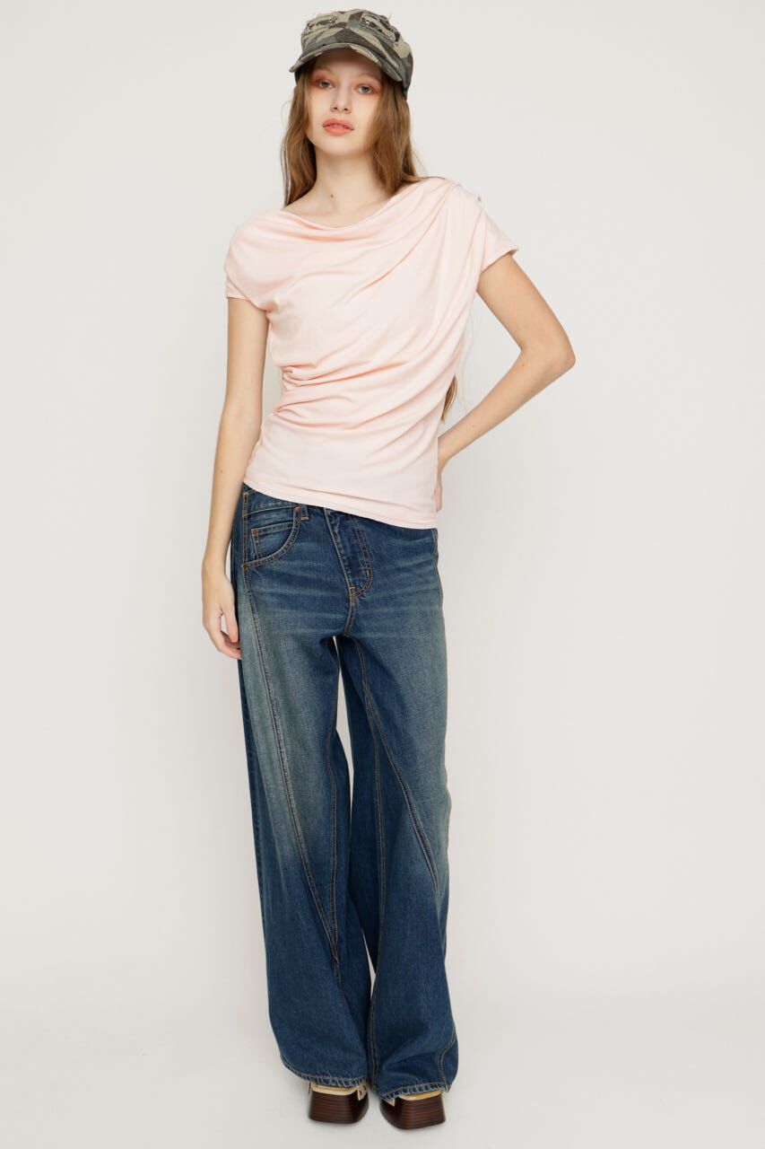 SLY「ONE SHOULDER CUT トップス」|Tシャツ・カットソー|