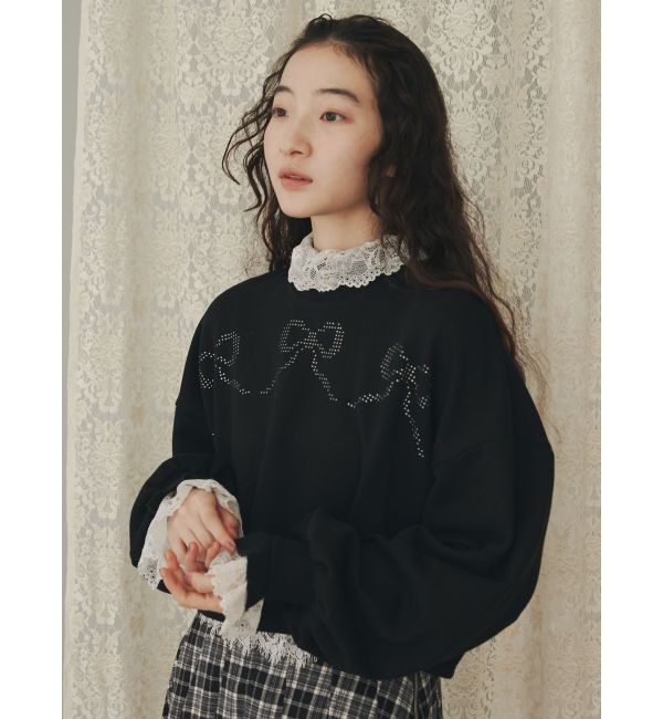 merry jenny「ribbonホットフィックススウェット」|Tシャツ・カットソー|