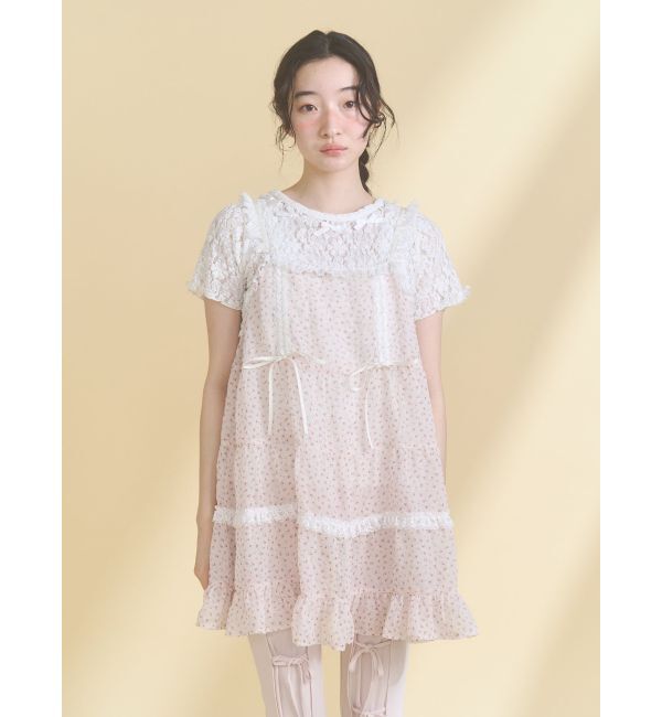 merry jenny「ribbon lace tee」|Tシャツ・カットソー|