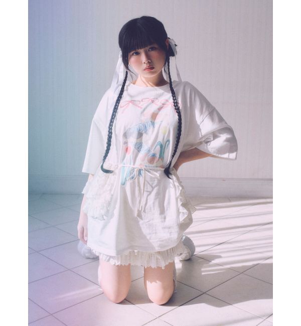 merry jenny「うさぎのひみつ時間Tee」|Tシャツ・カットソー|