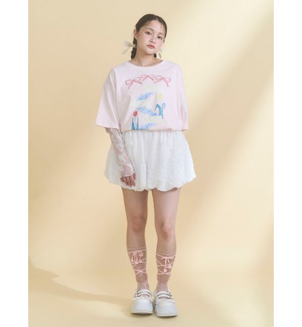 merry jenny「うさぎのひみつ時間Tee」|Tシャツ・カットソー|