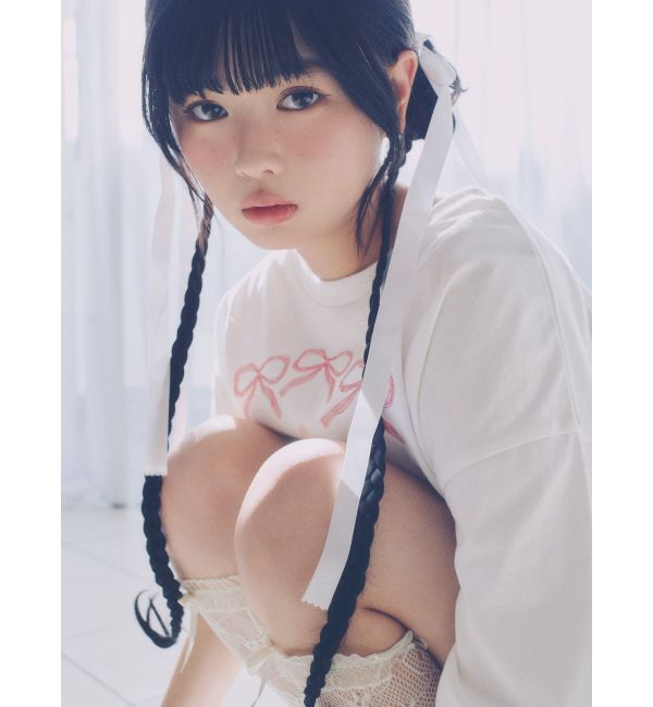 merry jenny「うさぎのひみつ時間Tee」|Tシャツ・カットソー|
