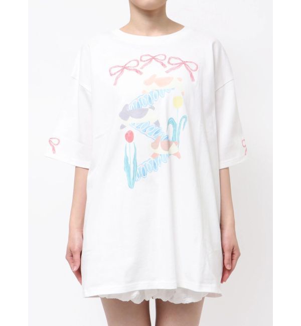 merry jenny「うさぎのひみつ時間Tee」|Tシャツ・カットソー|