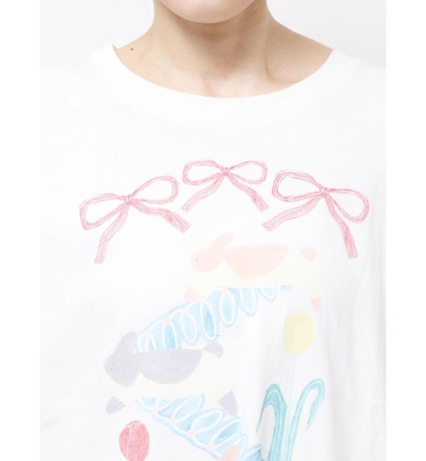 merry jenny「うさぎのひみつ時間Tee」|Tシャツ・カットソー|