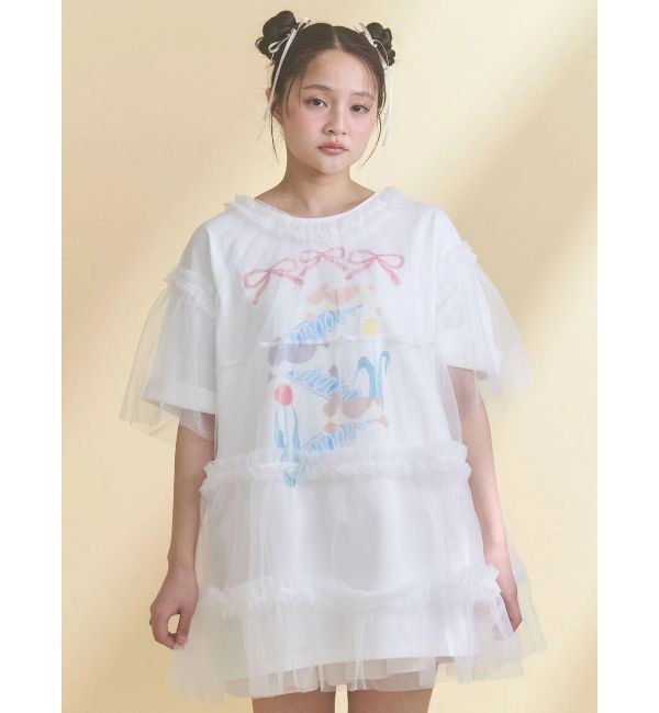 merry jenny「うさぎのひみつ時間Tee」|Tシャツ・カットソー|