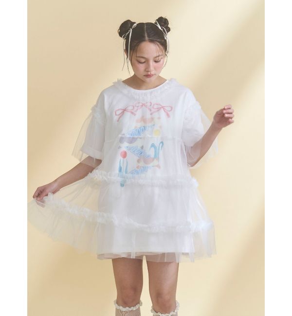 merry jenny「うさぎのひみつ時間Tee」|Tシャツ・カットソー|