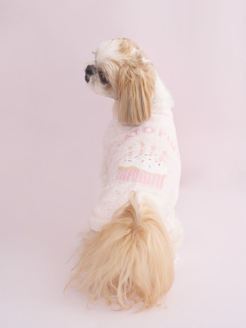  GELATO PIQUE CAT&DOG「【CAT&DOG】【Birthday】スムーズィーカップケーキジャガードプルオーバー」|その他|
