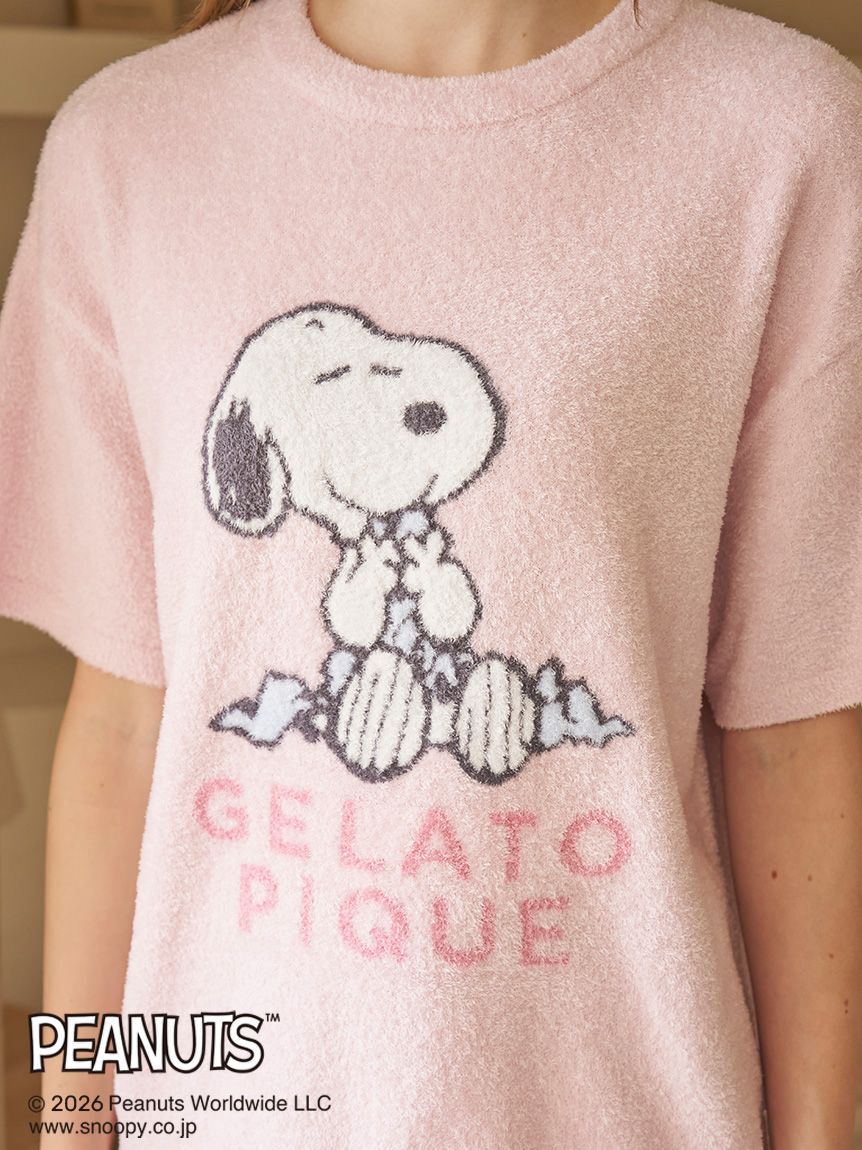 gelato pique「【PEANUTS】スムーズィージャガードプルオーバー」|ルームウェア|