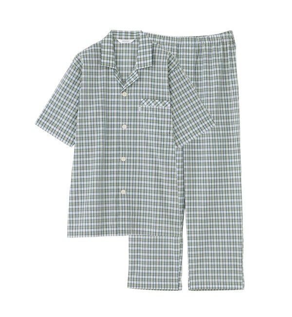 MACKINTOSH PHILOSOPHY「【WEB限定】サッカーチェック パジャマ」|その他|ライトグリーン