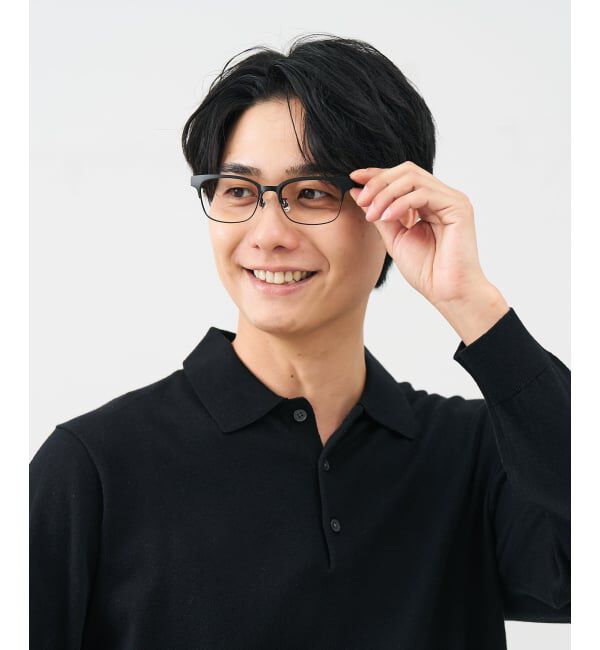  「スクエア型 メガネ | メガネの上から、鼻パッド、ズレ落ち防止、眼鏡、 レンズ交換券付」|メガネ|