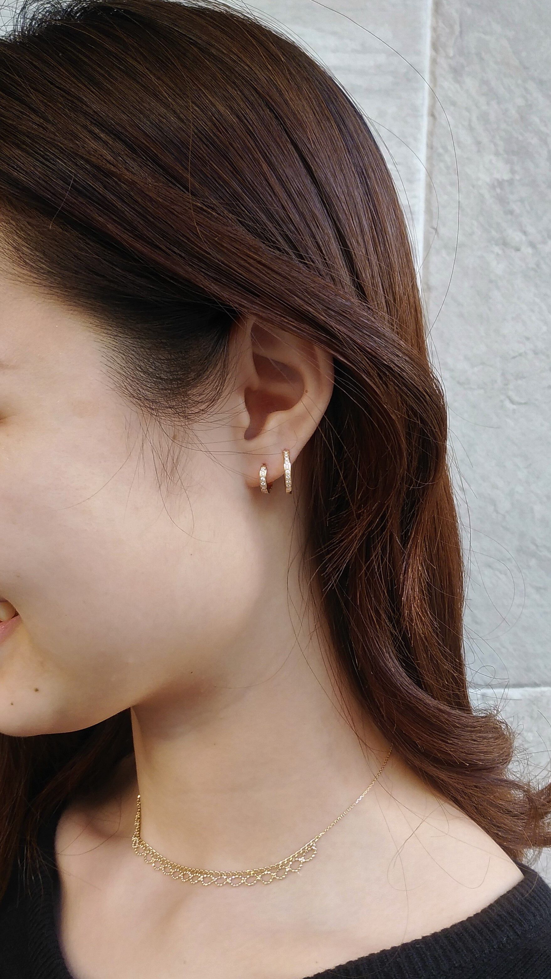 STAR JEWELRY「CLICK HOOP（S）」|ピアス|