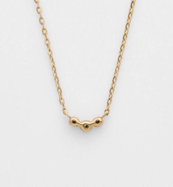 agete「《WEB限定》K10ダイヤモンドネックレス」|ネックレス|