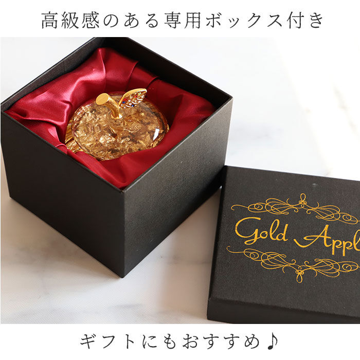 BACKYARD FAMILY「金運アップ グッズ 通販 置物 おしゃれ ゴールドアップル 金の林檎 運 アップ 平和」|その他|