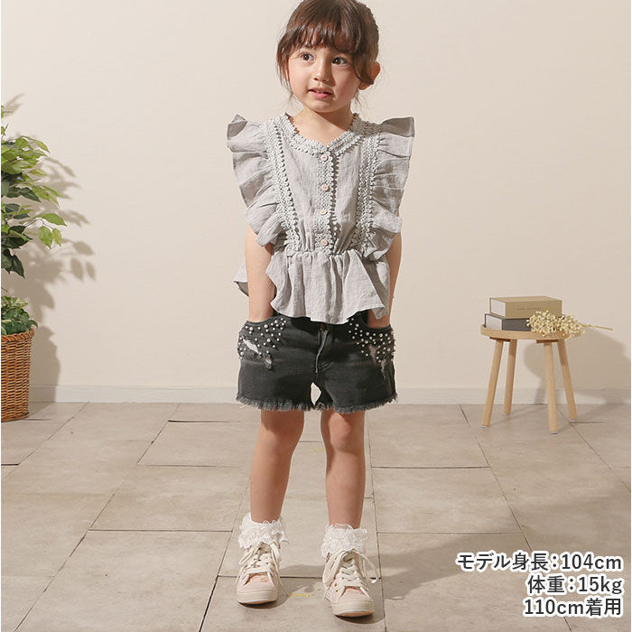 BACKYARD FAMILY「Rora ショートパンツ 通販 ローラ エステラ ハーフパンツ 短パン デニムパンツ デニム」|その他|