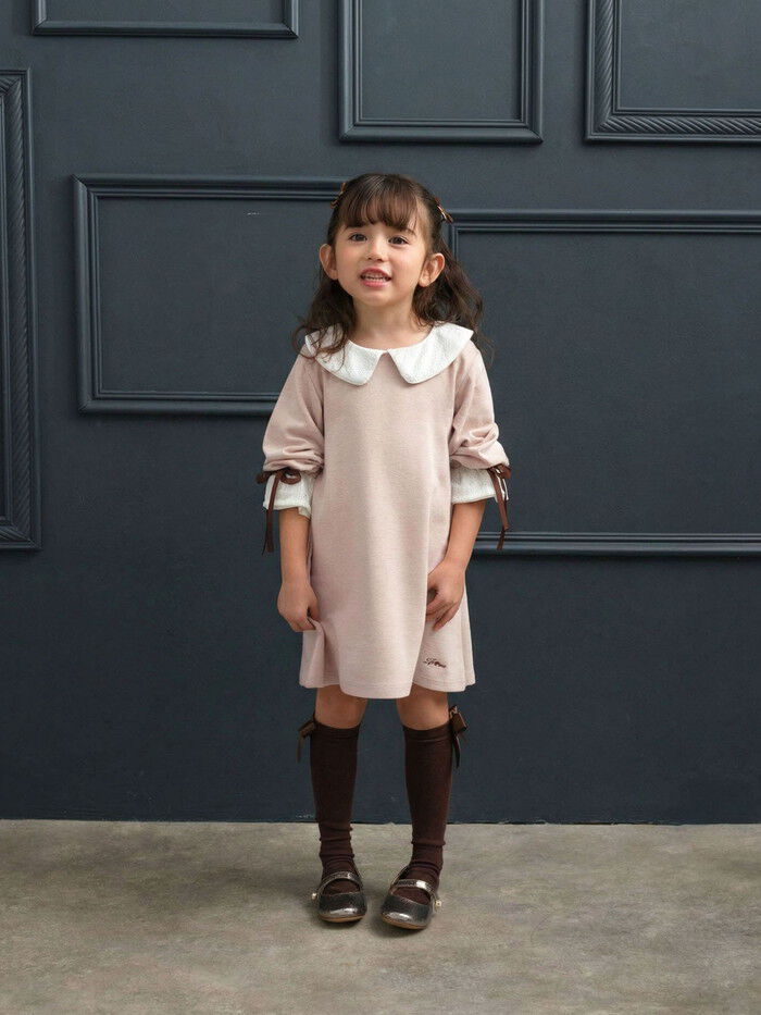 BACKYARD FAMILY「rora ワンピース 通販 ローラ リリ キッズワンピース キッズ 女の子 長袖 襟付き」|その他|
