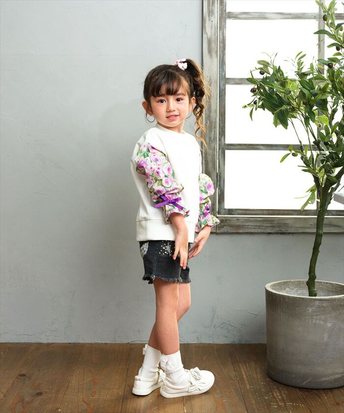 BACKYARD FAMILY「Rora トップス 通販 ローラ シャル トレーナー スウェットシャツ キッズ 子供 女の子 長袖」|その他|