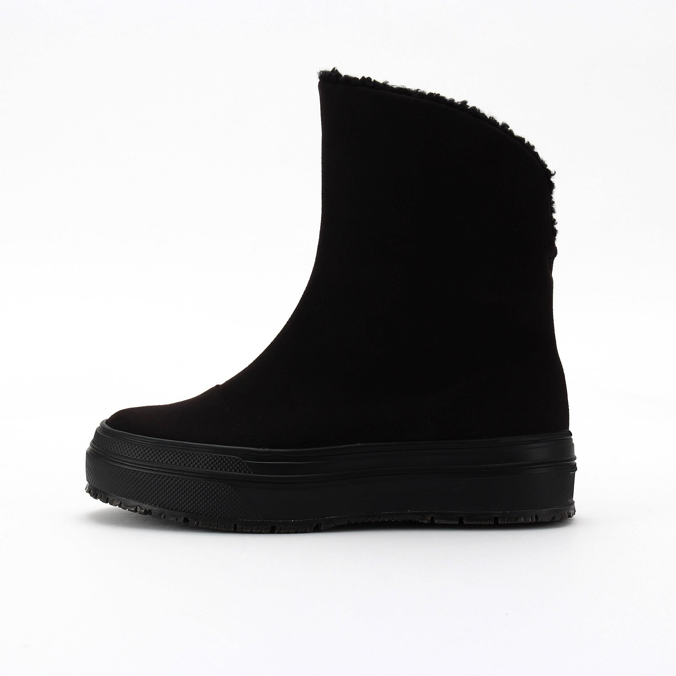 銀座かねまつ「UE254414CSUFAFBLK 【GORE TEX】ゴアテックスボアブーツ」|ショートブーツ|