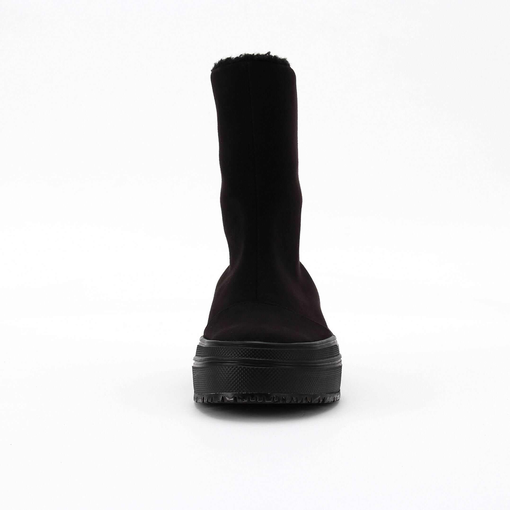 銀座かねまつ「UE254414CSUFAFBLK 【GORE TEX】ゴアテックスボアブーツ」|ショートブーツ|