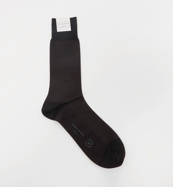 UNITED ARROWS「マイクロチェック ソックス」|ソックス|DK.BROWN
