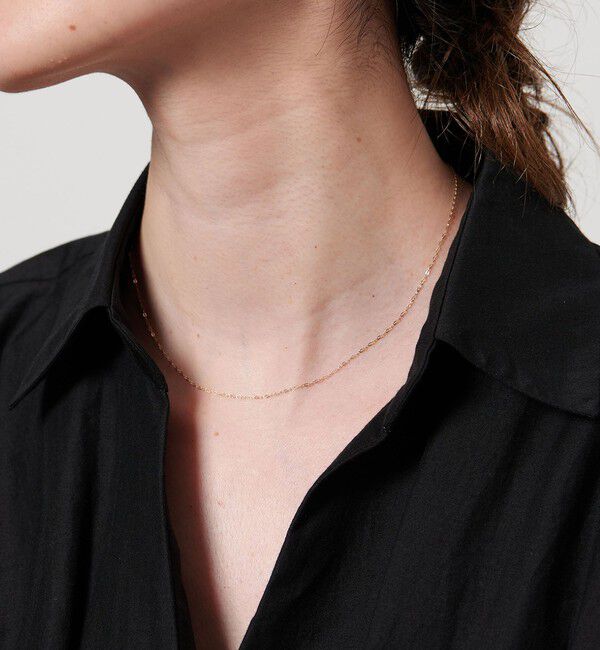 UNITED ARROWS「＜les bonbon＞BLAZING チェーンネックレス」|ネックレス|GOLD