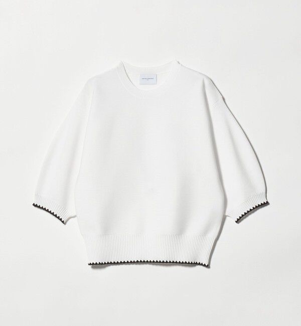 UNITED ARROWS「ハマグリステッチ パフスリーブ ニット ‐ウォッシャブル‐」|ニット・セーター|