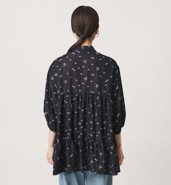 UNITED ARROWS「フラワー プリント ティアード チュニック」|シャツ・ブラウス|