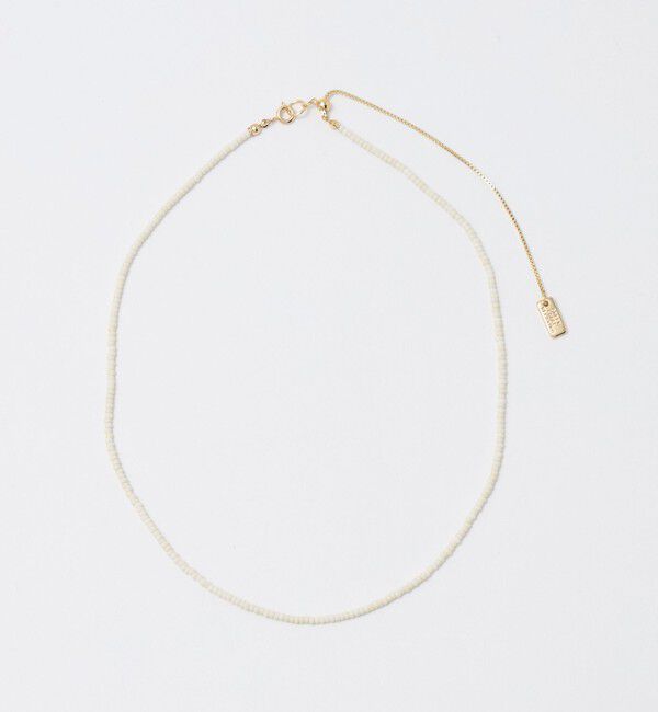UNITED ARROWS green label relaxing「コード＆ビーズ ３連ネックレス」|ネックレス|