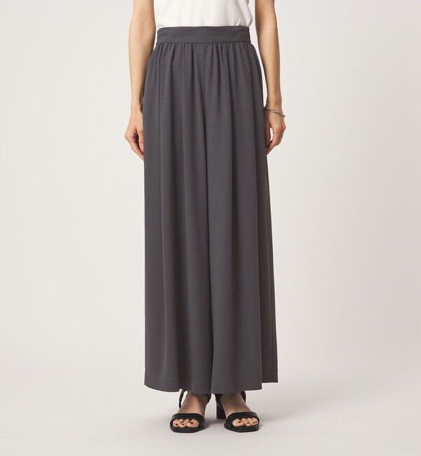 UNITED ARROWS green label relaxing「［size SHORTあり］ジョーゼット フレア タック ワイド パンツ」|その他|