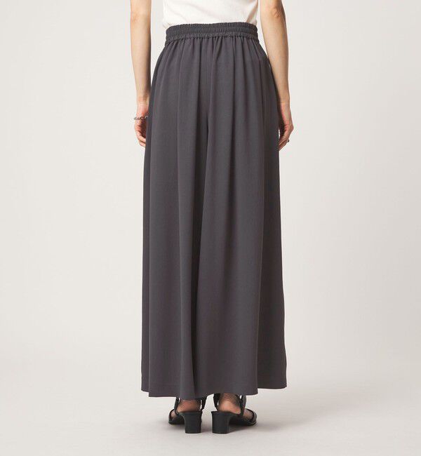 UNITED ARROWS green label relaxing「［size SHORTあり］ジョーゼット フレア タック ワイド パンツ」|その他|