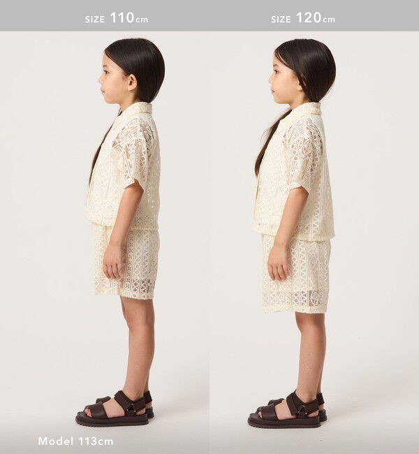 UNITED ARROWS green label relaxing「レース シャツ タンクトップセット / キッズ 100cm-130cm」|シャツ・ブラウス|