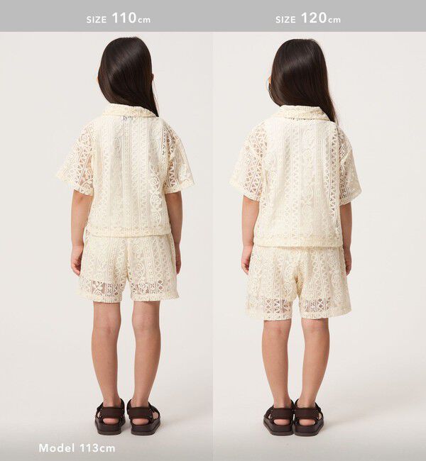 UNITED ARROWS green label relaxing「レース シャツ タンクトップセット / キッズ 100cm-130cm」|シャツ・ブラウス|