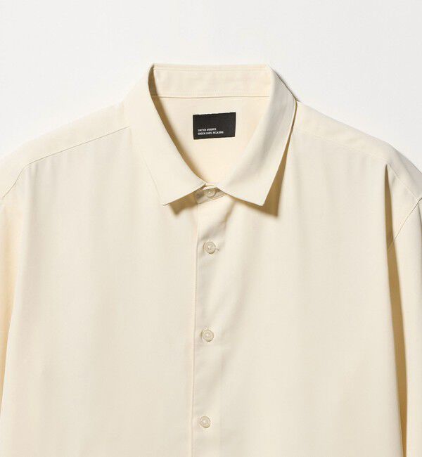 UNITED ARROWS green label relaxing「【WEB限定】JUST fit ソフトドレープ ボックスシルエット 半袖 シャツ」|シャツ・ブラウス|