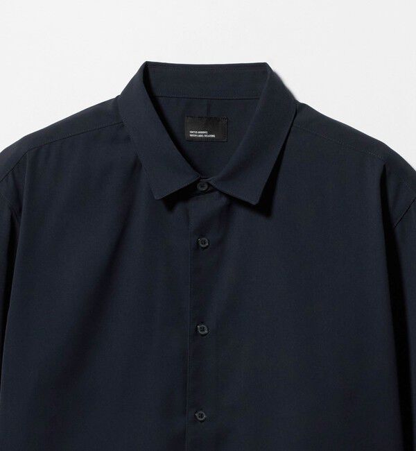 UNITED ARROWS green label relaxing「【WEB限定】JUST fit ソフトドレープ ボックスシルエット 半袖 シャツ」|シャツ・ブラウス|