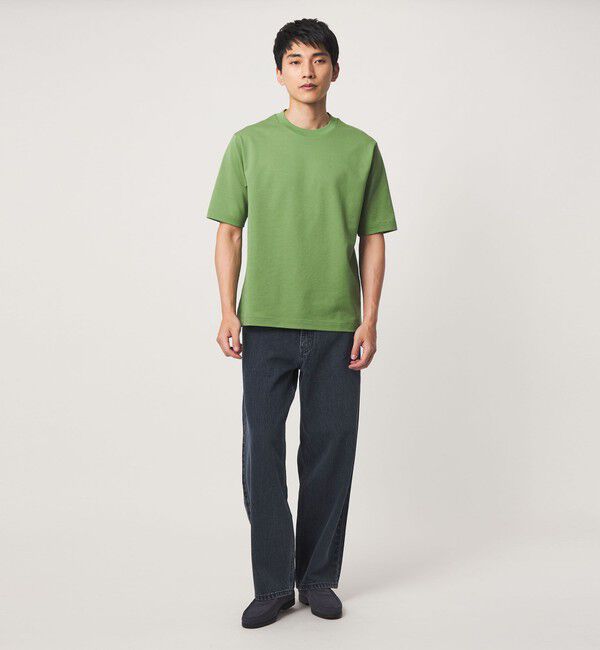 UNITED ARROWS green label relaxing「ミニ ワッフル ビズ クルーネック カットソー -UVカット-」|Tシャツ・カットソー|