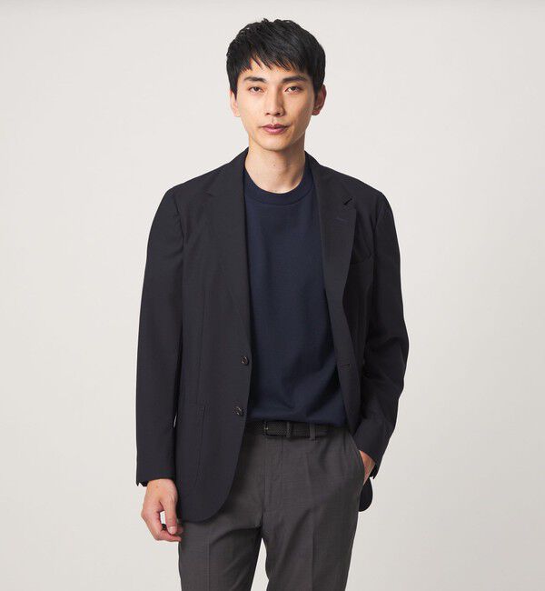 UNITED ARROWS green label relaxing「ミニ ワッフル ビズ クルーネック カットソー -UVカット-」|Tシャツ・カットソー|
