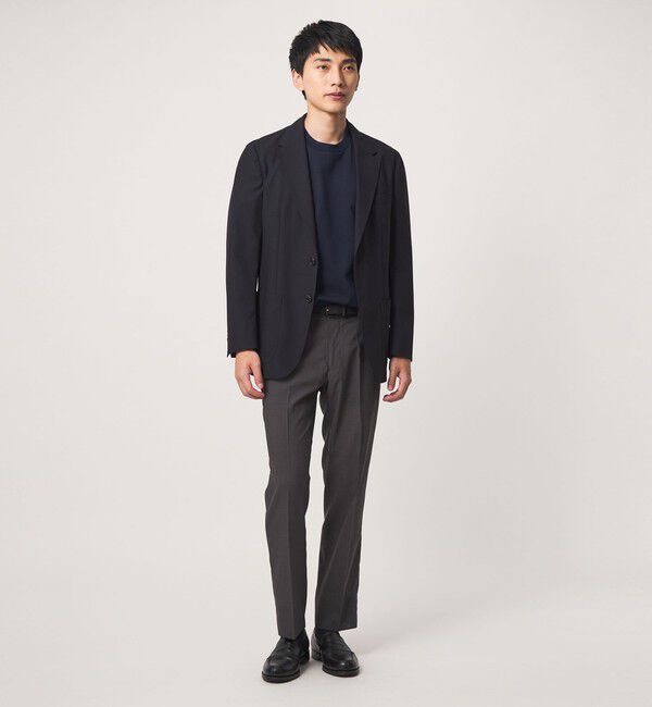 UNITED ARROWS green label relaxing「ミニ ワッフル ビズ クルーネック カットソー -UVカット-」|Tシャツ・カットソー|
