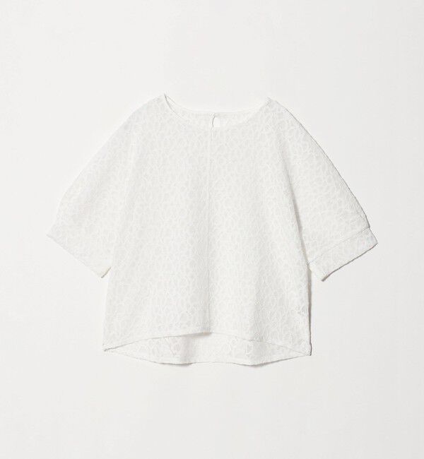 UNITED ARROWS green label relaxing「レース プルオーバー カットソー」|Tシャツ・カットソー|WHITE