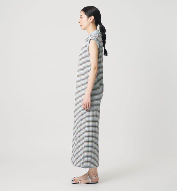 BEAUTY&YOUTH UNITED ARROWS「ボーダー スキッパー マキシワンピース」|ワンピース|