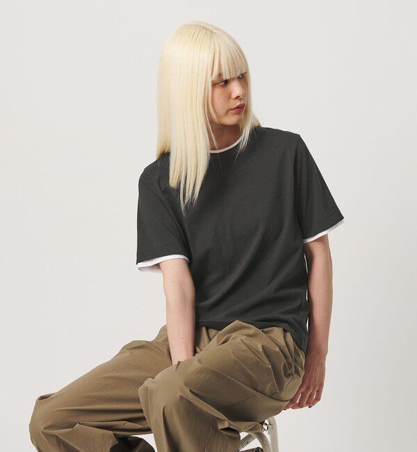 BEAUTY&YOUTH UNITED ARROWS「コットン レイヤード クルーネックTシャツ」|Tシャツ・カットソー|