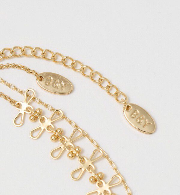 BEAUTY&YOUTH UNITED ARROWS「メタル ユニークチョーカー&times;ネックレス/2P」|ネックレス|