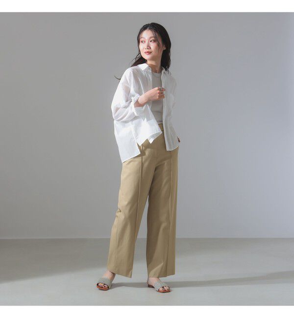 Demi-Luxe BEAMS 「KHADI オーバー ショート シャツ」|シャツ・ブラウス|