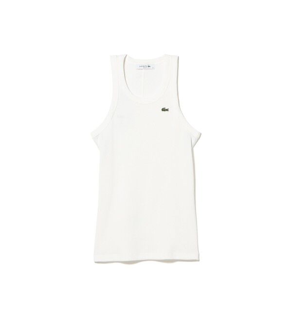 BEAMSBOY「LACOSTE / エッセンシャルリブニットタンクトップ」|Tシャツ・カットソー|FLOUR