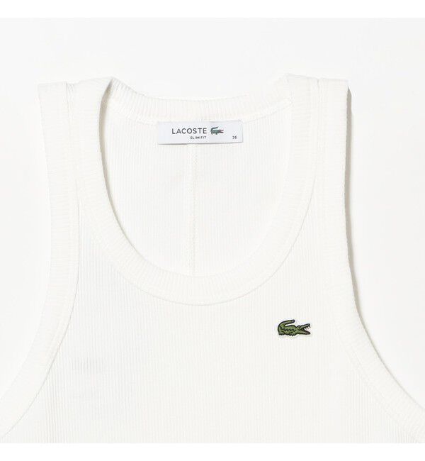 BEAMSBOY「LACOSTE / エッセンシャルリブニットタンクトップ」|Tシャツ・カットソー|