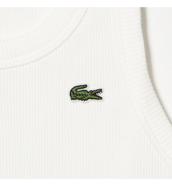 BEAMSBOY「LACOSTE / エッセンシャルリブニットタンクトップ」|Tシャツ・カットソー|