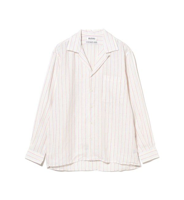BEAMSBOY「【別注】INDIVIDUALIZED SHIRTS / オープン カラー シャツ＜イージーケア＞」|シャツ・ブラウス|STRIPE