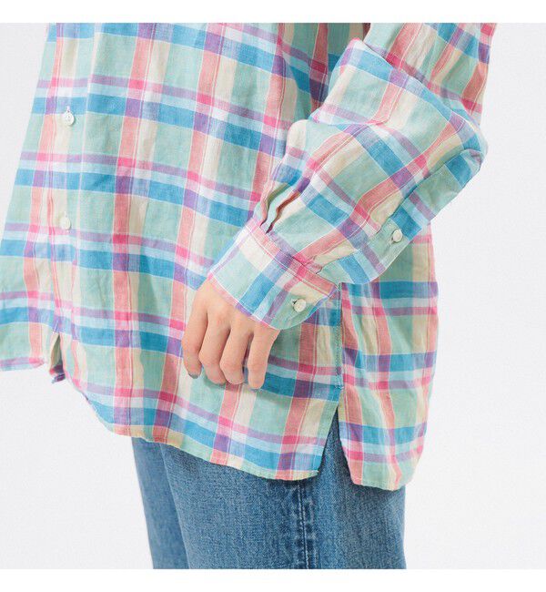 BEAMSBOY「【別注】INDIVIDUALIZED SHIRTS / オープン カラー シャツ＜イージーケア＞」|シャツ・ブラウス|