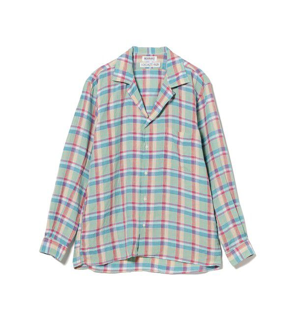 BEAMSBOY「【別注】INDIVIDUALIZED SHIRTS / オープン カラー シャツ＜イージーケア＞」|シャツ・ブラウス|